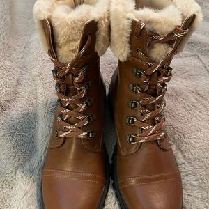 Forever 21 size 5.5  Faux Fur Booties